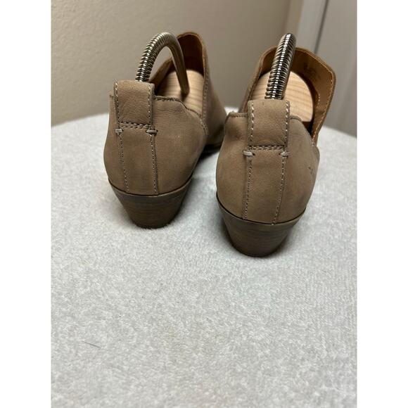 Frye Rowen Shooties Slip On Nubuck Leather Ankle Boots - Picture 5 of 10